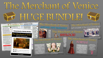 Preview of The Merchant of Venice Huge Bundle!