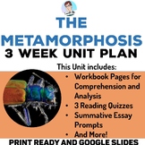 The Metamorphosis 3 Week Novella Unit Plan