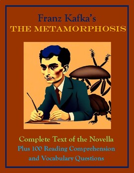 Preview of The Metamorphosis - Text, Reading Comprehension, & Vocabulary Questions