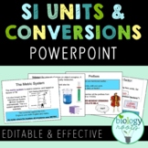 The Metric System: SI Units and Unit Conversions PowerPoint
