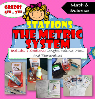 Preview of The Metric System Stations Activity