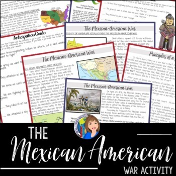 Preview of Mexican American War or US Mexican War with Google Slides™