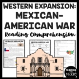 The Mexican-American War Reading Comprehension Worksheet W