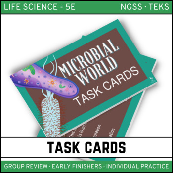 Preview of Microbial World Task Cards