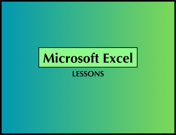 Preview of The Microsoft Excel Spreadsheet Course | 12 Lessons | 12 Quizzes | 116 PPT