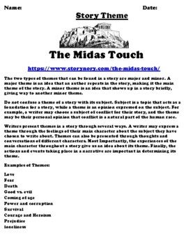 The Midas Touch - Storynory