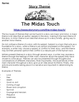 The Midas Touch - Storynory