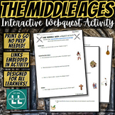 The Middle Ages Interactive Webquest Activity