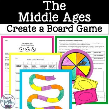 Preview of The Middle Ages Medieval Europe Board Game Project