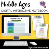 The Middle Ages & Medieval Times DIGITAL Interactive Noteb