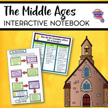 Preview of The Middle Ages & Medieval Times Interactive Notebook Unit INB