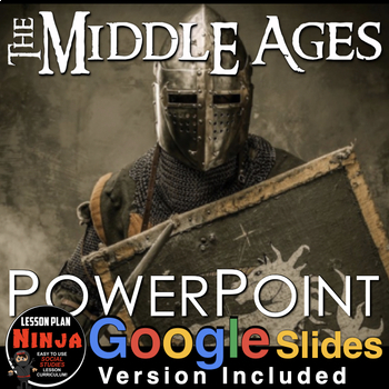 Preview of The Middle Ages PowerPoint / Google Slides w/Video Clips + Student Guided Notes