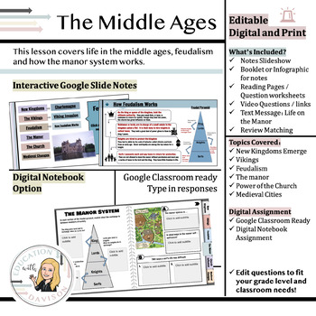 Preview of The Middle Ages | Print and Digital