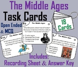 Middle Ages Task Cards Activity: Medieval Europe: Feudalis