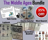The Middle Ages Task Cards & Activities: Medieval Europe: 