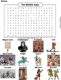 The Middle Ages Activity Word Search Medieval Europe: Feud