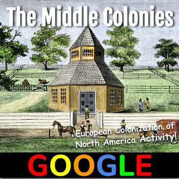 Preview of Interactive Map: The Middle Colonies