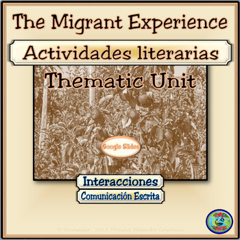 Preview of The Migrant Experience Reading Comprehension Unit for Google Apps