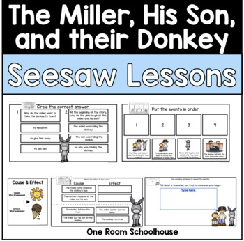 The Miller His Son and Their Donkey by One Room Schoolhouse TpT
