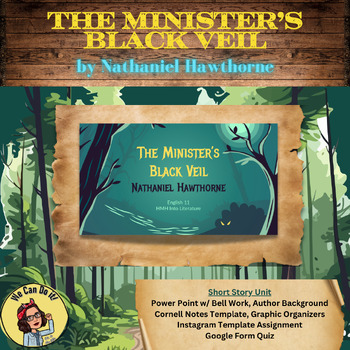 Preview of The Minister's Black Veil by Nathaniel Hawthorne Short Story Unit