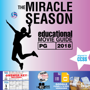 Preview of The Miracle Season Movie Guide | Questions | Worksheet | Google Form (PG - 2018)