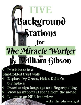 Preview of The Miracle Worker Station Activity