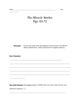 the miracle worker act 1 summary