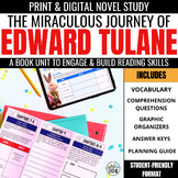 The Miraculous Journey of Edward Tulane Book Unit: Novel S