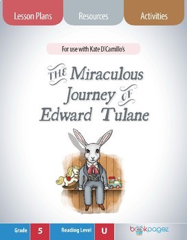 Preview of The Miraculous Journey of Edward Tulane Lesson Plan (Book Club Format)