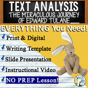 Preview of The Miraculous Journey of Edward Tulane - Text Based Evidence Essay Writing