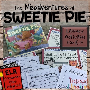 Preview of The Misadventures of Sweetie Pie Activities