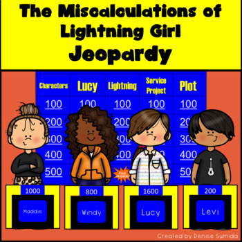 The Miscalculations of Lightning Girl by Stacy McAnulty Jeopardy