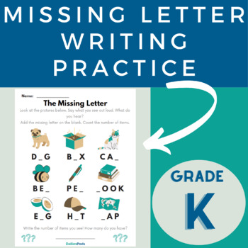 Preview of The Missing Letter | Printable Literacy Activity