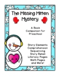 The Missing Mitten Mystery Book Companion for Preschool (No Prep)