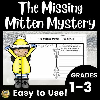 Preview of The Missing Mitten Mystery - Graphic Organizers, Sequence the Story and MORE