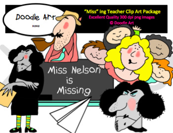 The Missing Teacher Clipart Pack By Clipart For Teachers Tpt