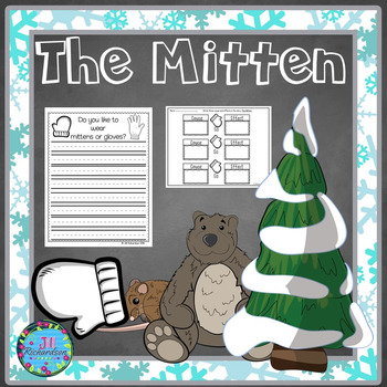 Preview of The Mitten by Jan Brett Activities ESL Winter Kindergarten First Second Grade