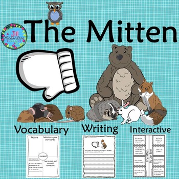 Preview of The Mitten by Jan Brett Activities Book Companion ESL Winter January First Grade