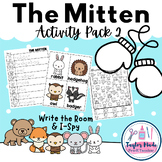 Mitten Book Companion - Activity Pack 2 - Write the Room & I-Spy 