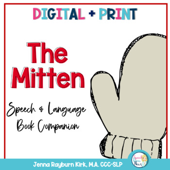 Preview of The Mitten: Book Companion for Preschool Speech and Language With Google Slides