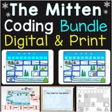 The Mitten Coding Practice Print (Unplugged) & Digital Act