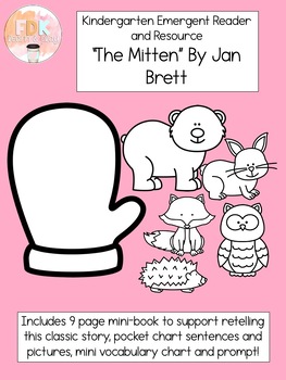 The Mitten Emergent Reader and Resource by FDK Learn and Play | TPT