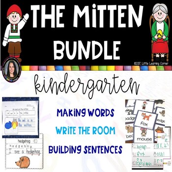 Preview of The Mitten Kindergarten Bundle