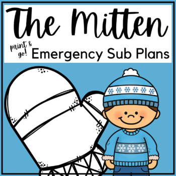 Preview of The Mitten Kindergarten Emergency Sub Plans