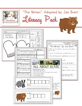 Preview of "The Mitten" Literacy Extension Activities