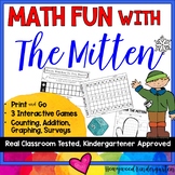 The Mitten : Math Fun!   3 Great Winter / Christmas / Mitt
