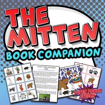 Preview of The Mitten (Speech Therapy Book Companion)