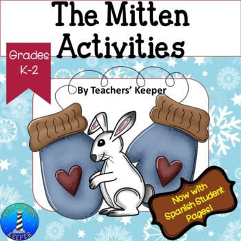 Preview of The Mitten Unit Activities for Dual Language Primary Grades