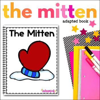 Preview of The Mitten Adapted Book for Special Education Winter Adaptive Circle Time Story
