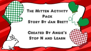 Preview of The Mitten by Jan Brett Activity Pack